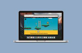 Figura 18. Videojuego «La aventura de Inti» en el «Portal Niños» de la web de la Casona Taminango. Desarrollo: Jonathan Venegas (2024).