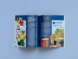 Figura 19. Dos aspectos de la guía «Con bombo, tabla o mano se juega chaza en Pasto». 20,5 x 25,5 cm, En producción. Coordinación y concepto pedagógico: Sonia Patiño. Equipo de docentes: Eunice del Rocío Meneses Gómez, Walter Esteban Caicedo Villamarín, Lyda Marcela Narváez Pejendino, Giovanny Adalberto Caicedo Vivas. Asesor diseño industrial para elaboración de raquetas: Jhoan Ronaldo Delofeut Patiño. Docentes en formación, Licenciatura en Educación Física, Universidad CESMAG: Luís Mauricio Rosero Becerra, Kevin Andrés Velásquez Morales, Daniel Fernando Santacruz&nbsp;Romo. Expertos en el juego: Jorge Arteaga Lagos, Rolando Gómez Muñoz. Realización audiovisual: Diana Constanza Mejía Pistala. Diseño e ilustraciones: Iván Benavides.