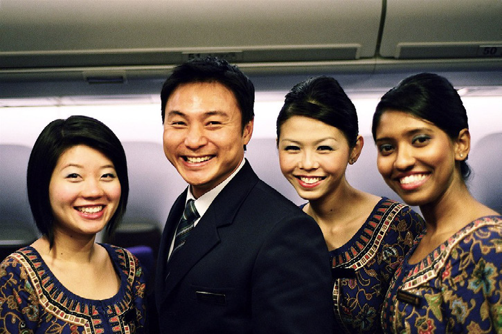 Figure 1. Singapore Airlines cabin crew have a world-class reputation
                                for service.Source: Premshree Pillai&nbsp;is licensed under&nbsp;CC BY-NC-SA 2.0. 