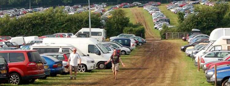 Figure 7. Cars parked at a Festival.