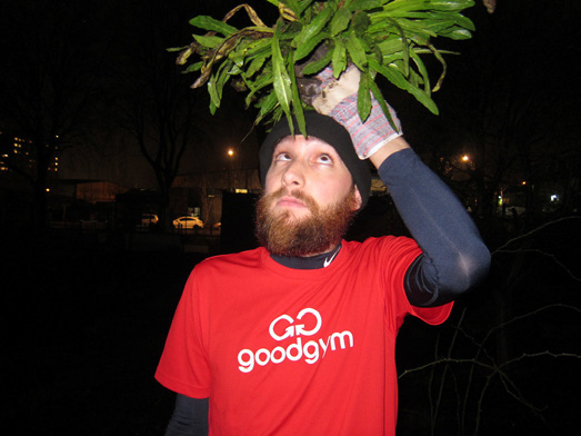 Figure 19. GoodGym adds a moral dimension to exercising.Source: "GoodGym Haringey 2016-01-16" by C_Dave is licensed under CC BY-NC 2.0.