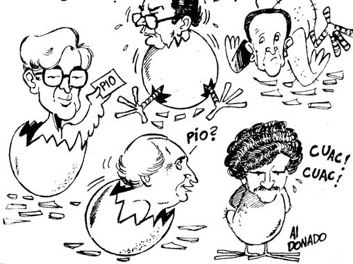 Fig. 3. Grr… P..iio, de Al Donado. Tomada de El Derecho. 7 septiembre. de 1984