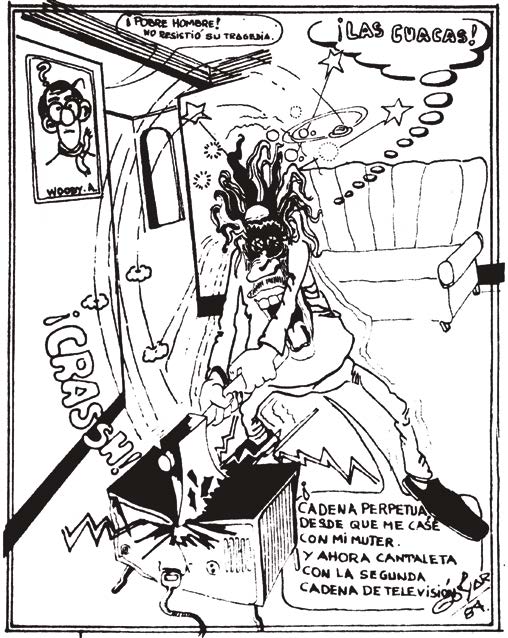 Fig. 6. Pobre hombre, de Goyar. Tomada de: El Derecho. Junio de 1984.