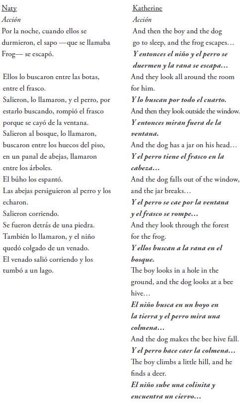 Vista de NARRAR EN ESPAÑOL O EN INGLÉS: ¿PENSAMOS DIFERENTE? | Forma y  Función