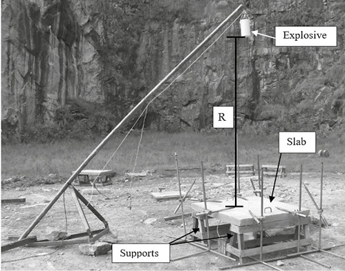 Experimental investigation of 50 MPa reinforced concrete slabs ...