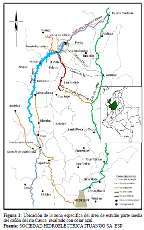 mapa de rio cauca