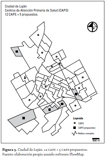 Vista de Modelos de localización-asignación aplicados a servicios públicos  urbanos: análisis espacial de Centros de Atención Primaria de Salud (caps)  en la ciudad de Luján, Argentina | Cuadernos de Geografía: Revista  Colombiana