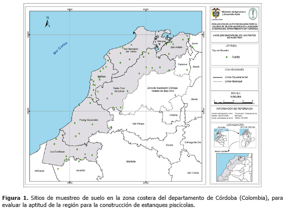 Vista De Aptitud Del Suelo De La Zona Costera Del Departamento De Cordoba Colombia Para La Piscicultura Revista Facultad Nacional De Agronomia Medellin