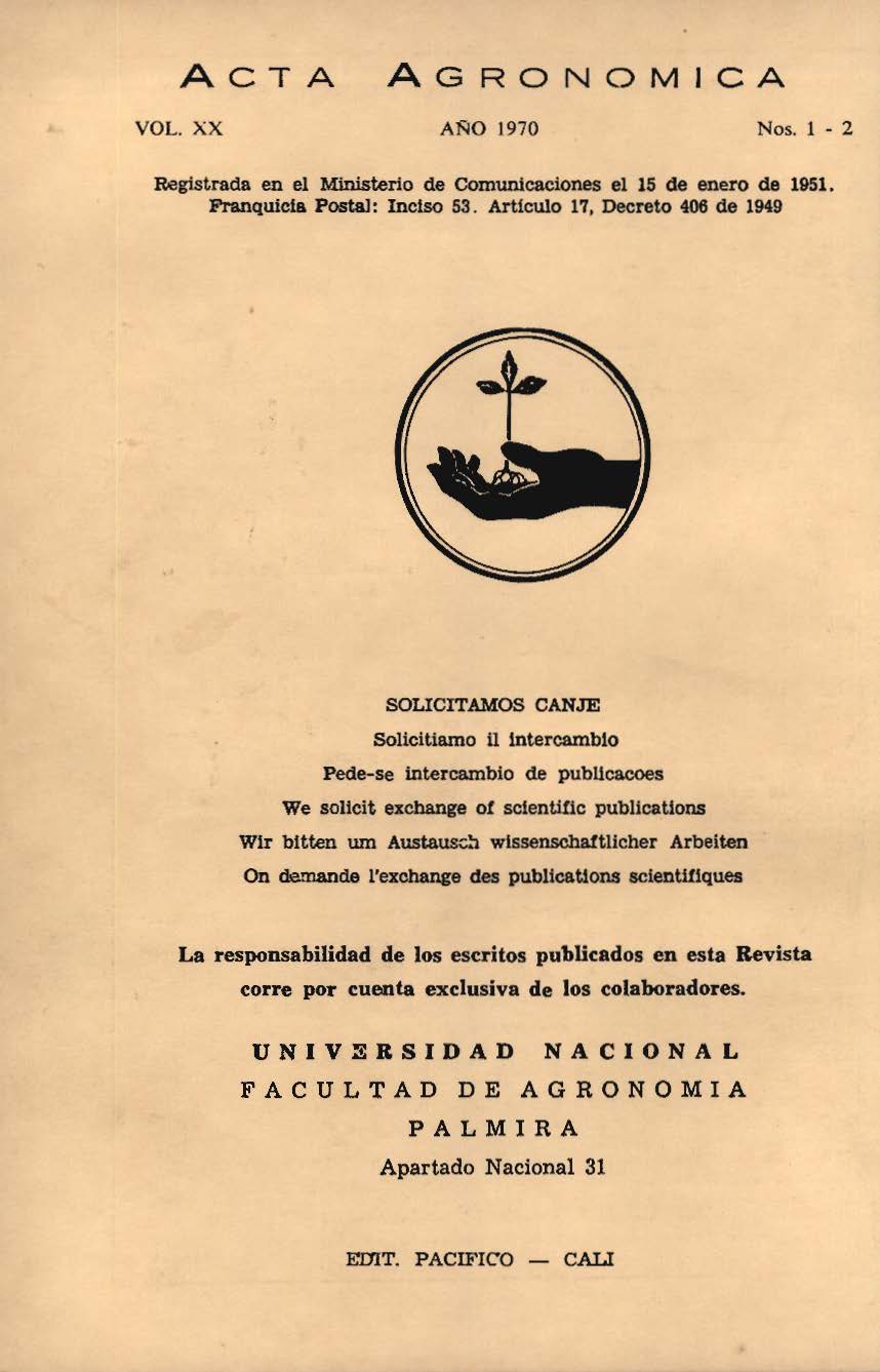 					Ver Vol. 20 Núm. 1-2 (1970)
				