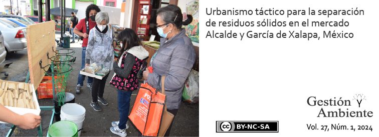 Urbanismo táctico para la separación de residuos sólidos en el mercado Alcalde y García, de Xalapa, México