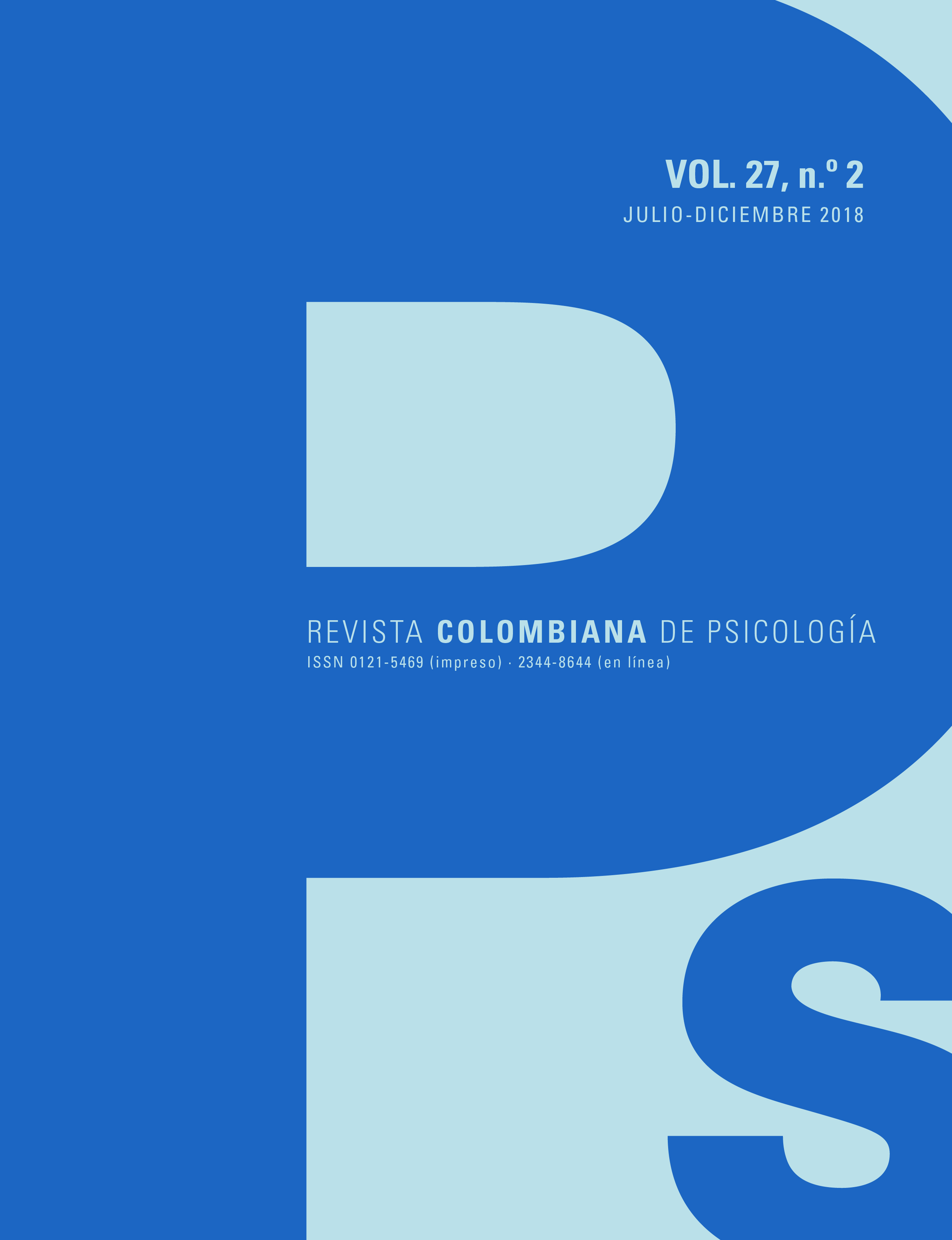 Vol. 27 No. 2 (2018) | Revista Colombiana De Psicología