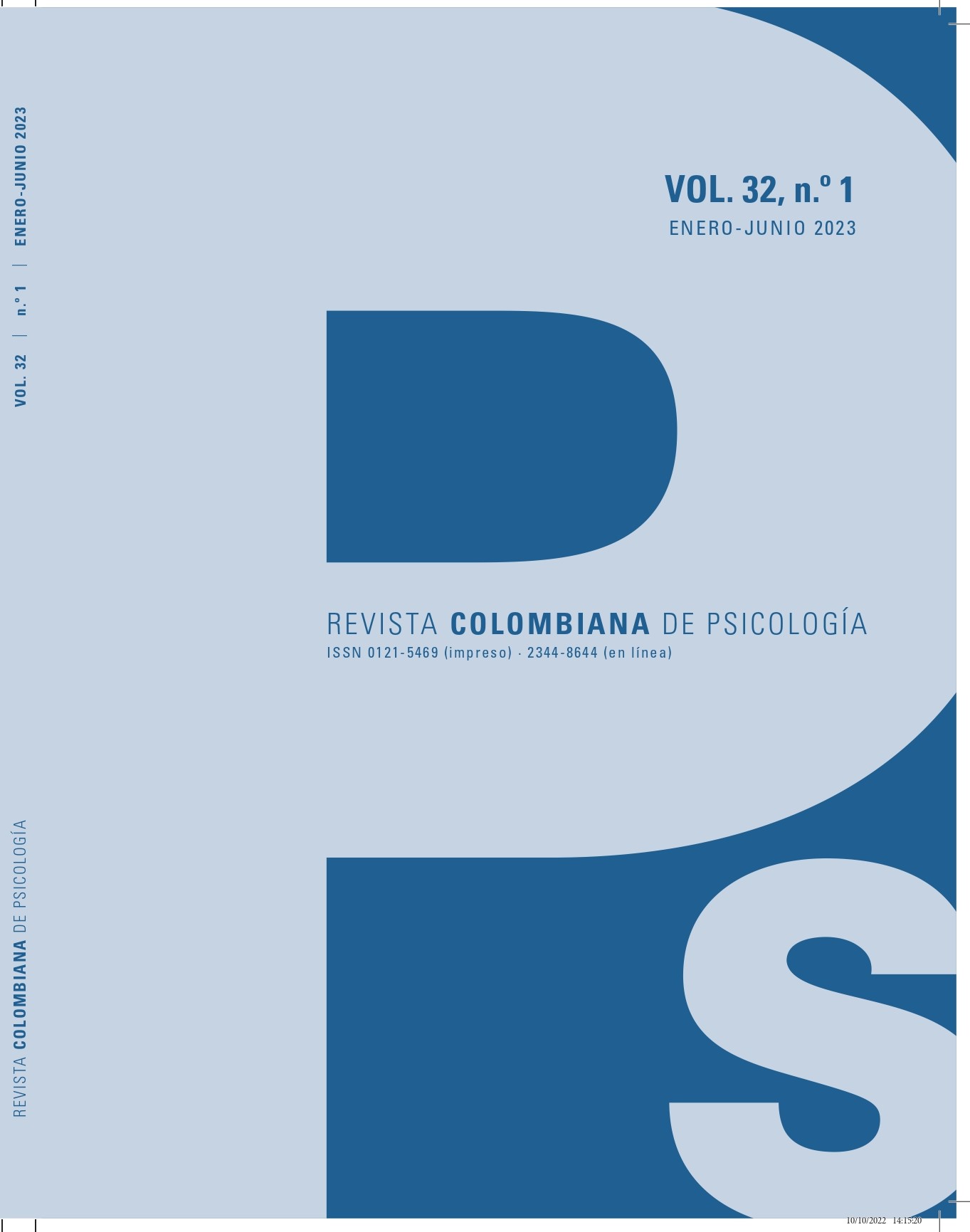 					View Vol. 32 No. 1 (2023): Revista Colombiana de Psicología
				