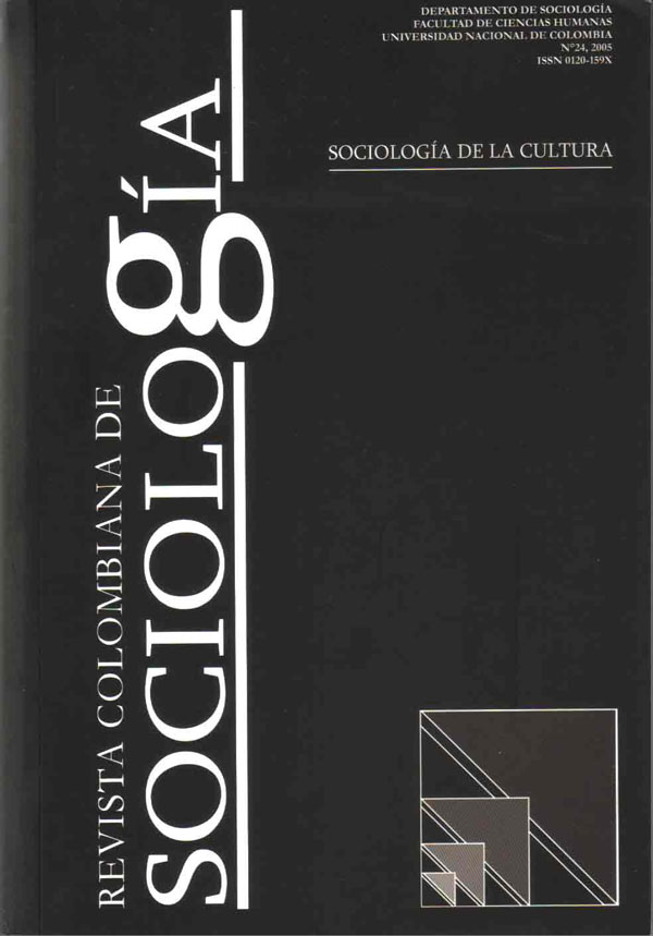 					View No. 24 (2005): Sociología de la Cultura
				