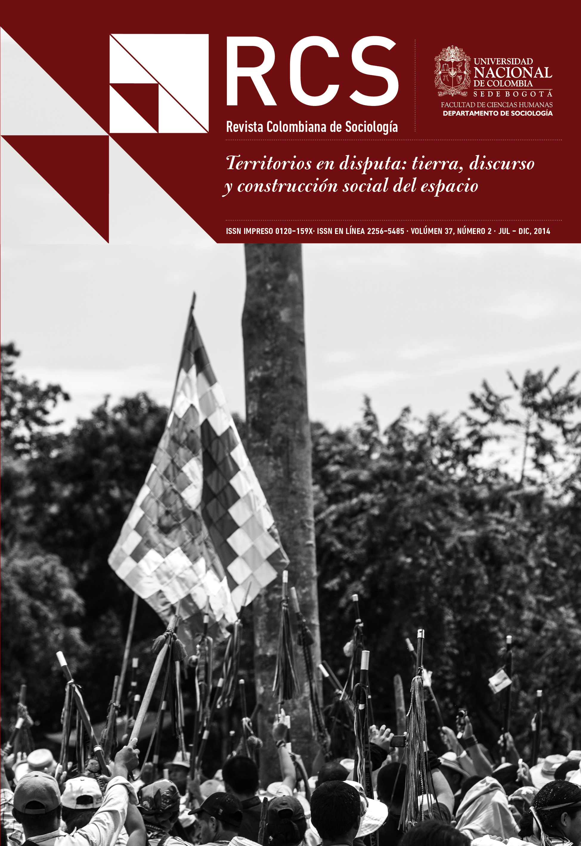 					Ver Vol. 37 Núm. 2 (2014): Territorios en disputa: tierra, discurso y construcción social del espacio
				