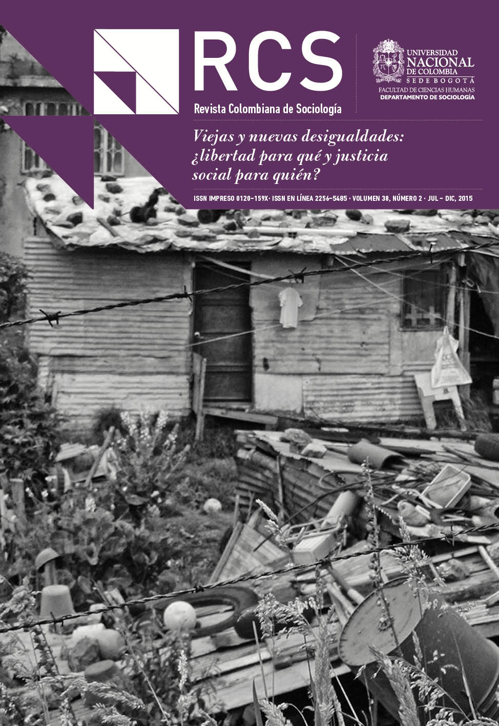 					Ver Vol. 38 Núm. 2 (2015): Viejas y nuevas desigualdades: ¿libertad para qué y justicia social para quién?
				