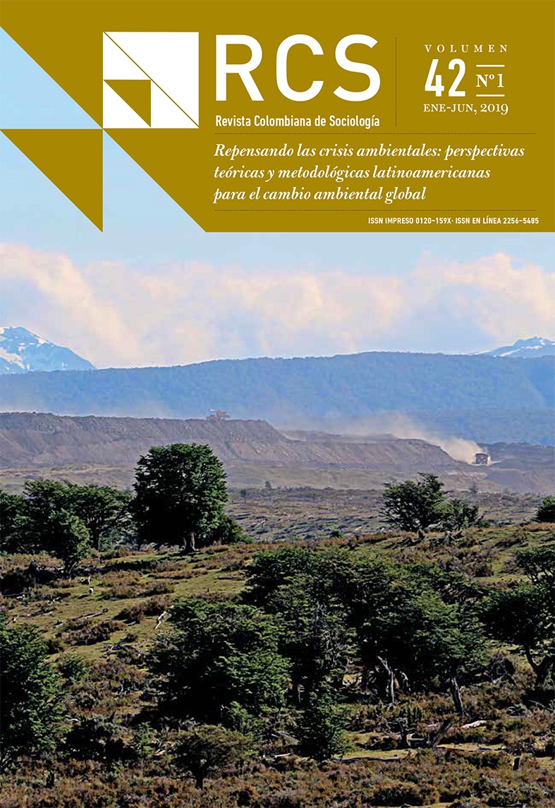 					Ver Vol. 42 Núm. 1 (2019): Repensando las crisis ambientales: perspectivas teóricas y metodológicas latinoamericanas para el cambio ambiental global
				