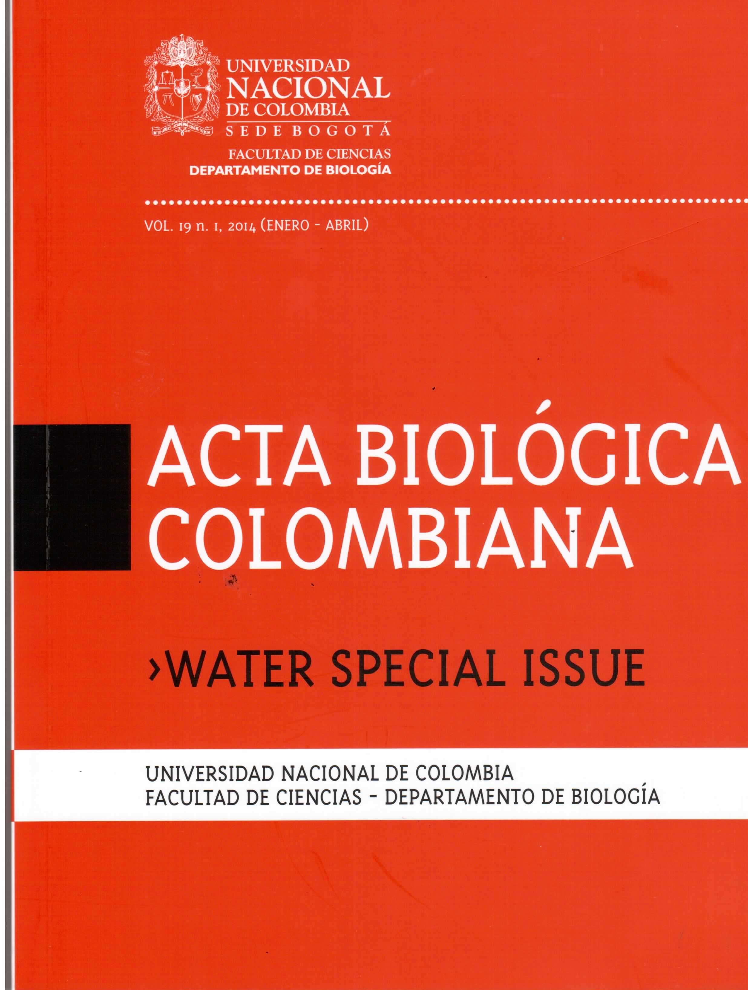 					Ver Vol. 19 Núm. 1 (2014): Water Special Issue
				