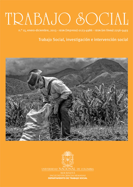 					Ver Núm. 15 (2013): Trabajo Social, Investigación e Intervención social
				