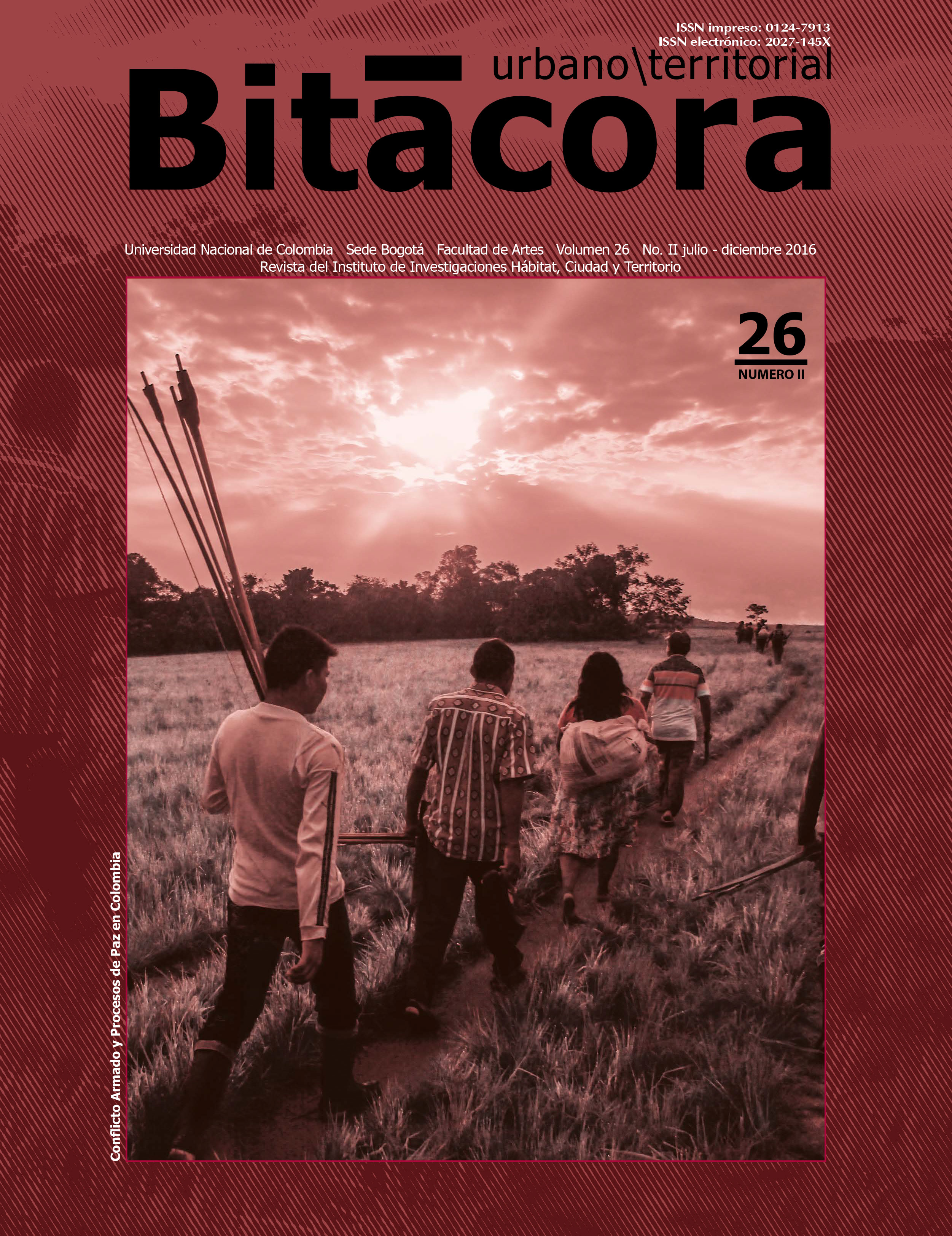 					Ver Vol. 26 Núm. 2 (2016): Conflictos territoriales y acuerdos de paz en Colombia
				