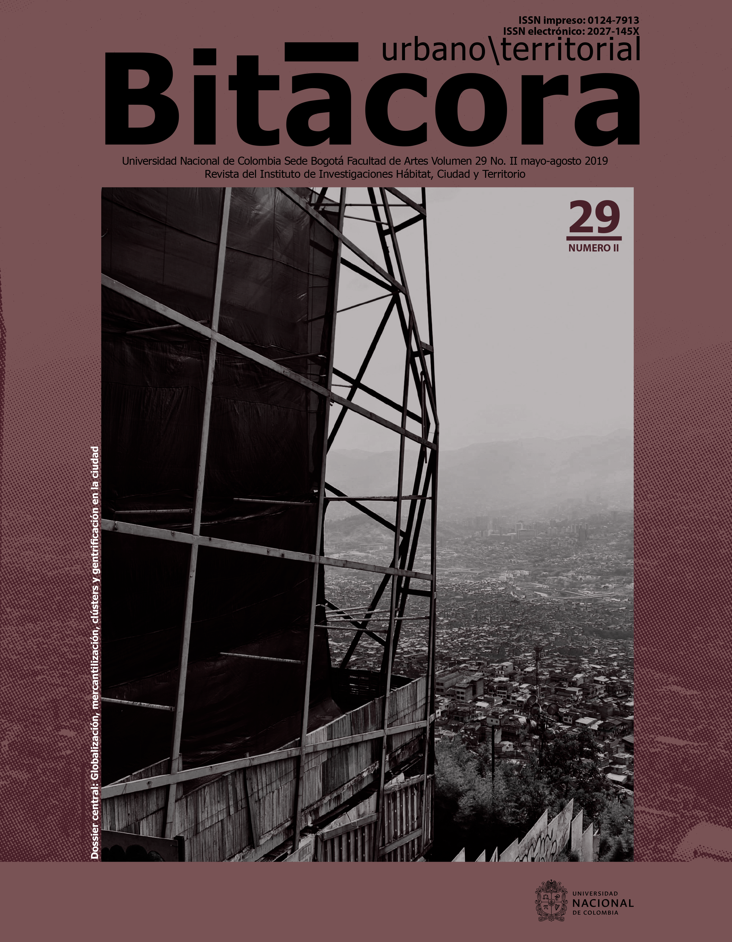 					Ver Vol. 29 Núm. 2 (2019): Territorio, sostenibilidad y planeación.
				