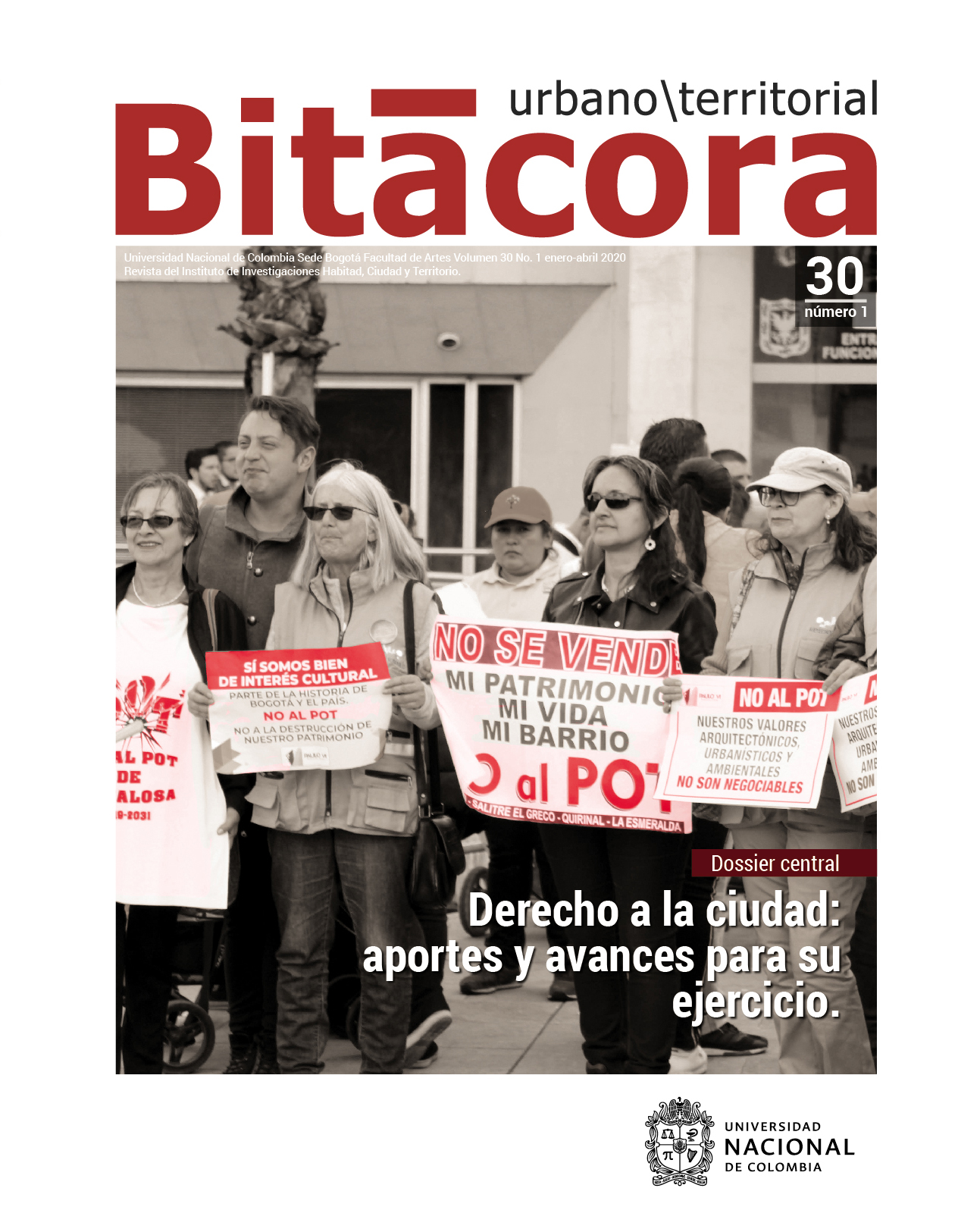 					Ver Vol. 30 Núm. 1 (2020): Derecho a la ciudad: aportes y avances para su ejercicio
				