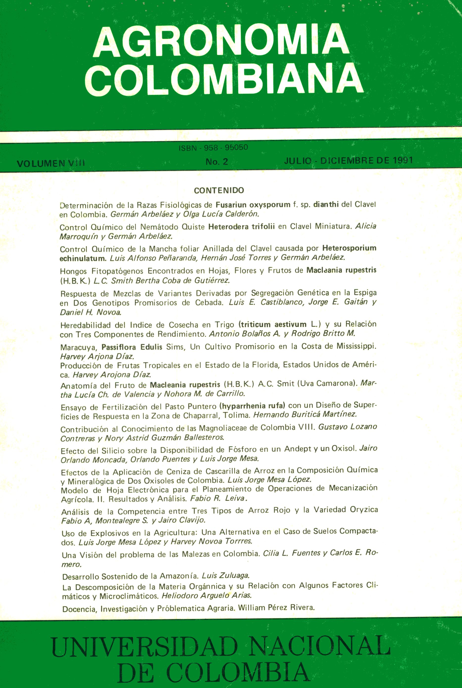 					View Vol. 8 No. 2 (1991)
				