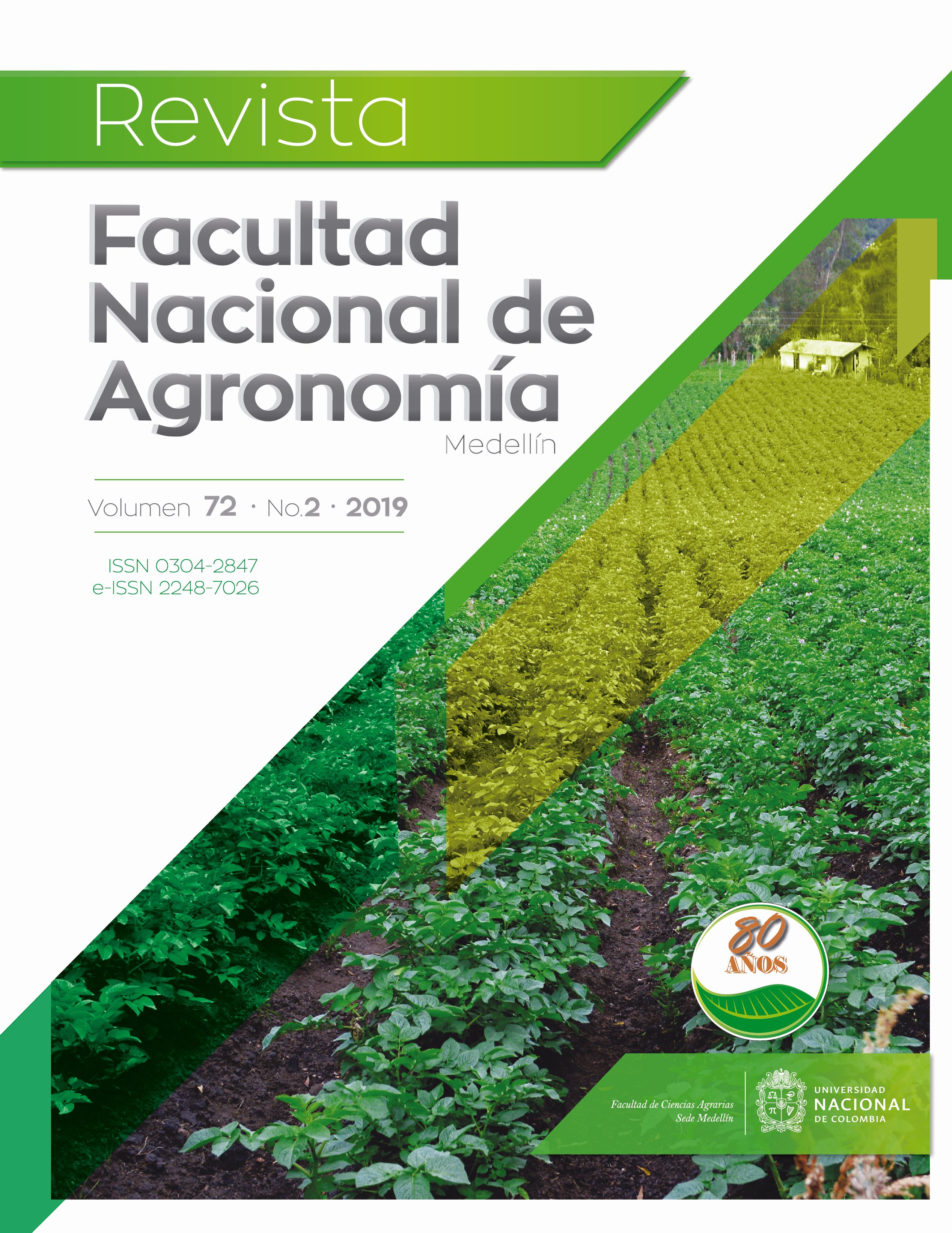 Vol. 72 No. 2 (2019) | Revista Facultad Nacional de Agronomía Medellín